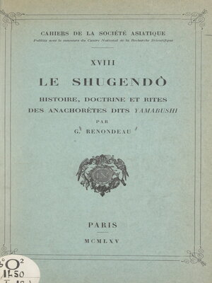 cover image of Le Shugendô